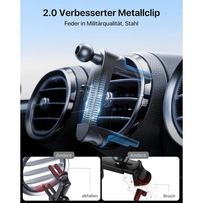 Runde Auto Handyhalterung für Mercedes, Mini Cooper & Co.