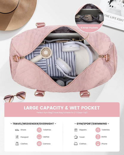 Große 45L Reisetasche Damen mit