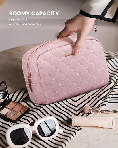 LOVEVOOK Reisetasche Damen 45L Groß Weekender Sporttasche wasserdicht Handgepäck Rosa