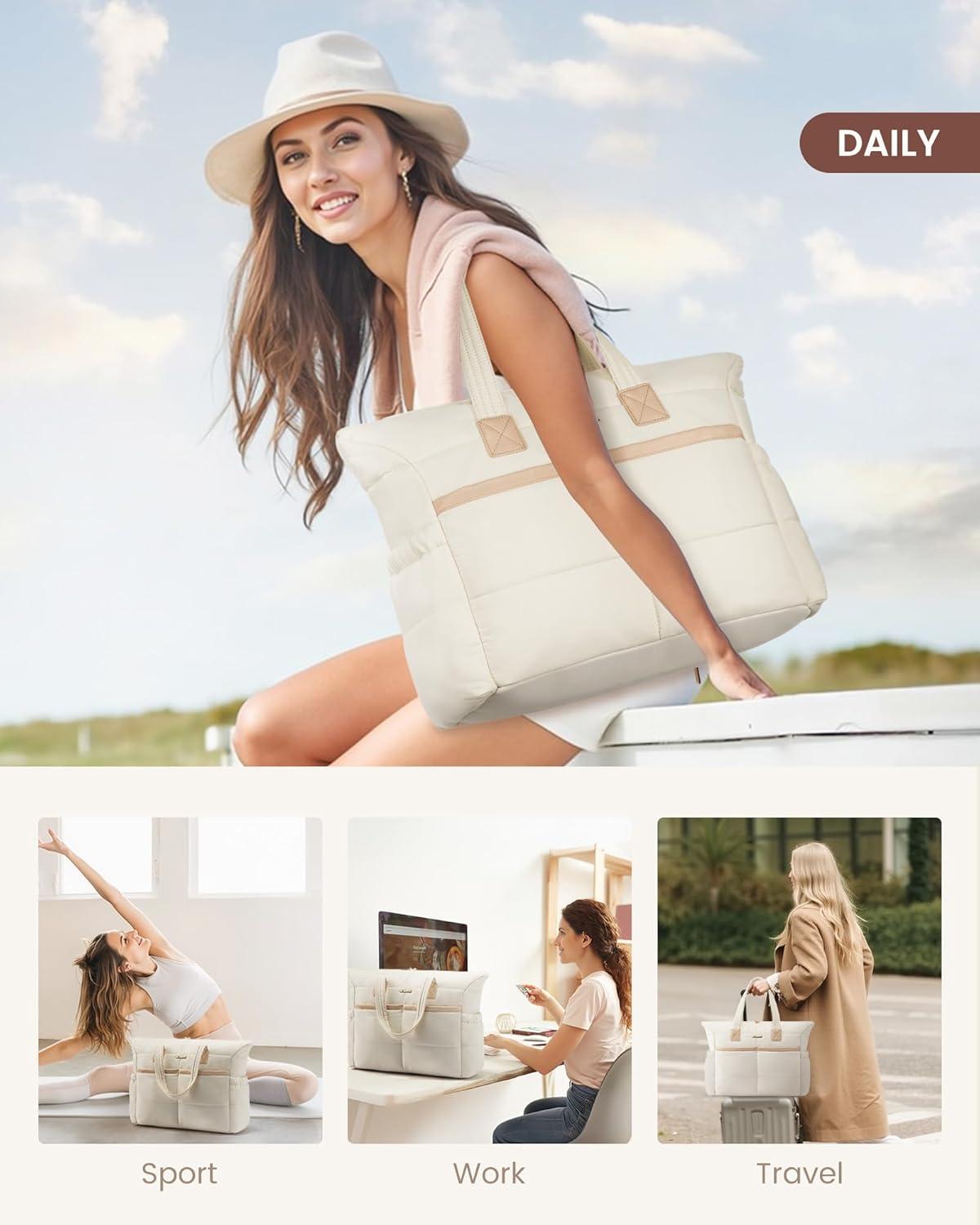 Damen Laptoptasche 15,6 Zoll Handtasche Wasserdicht