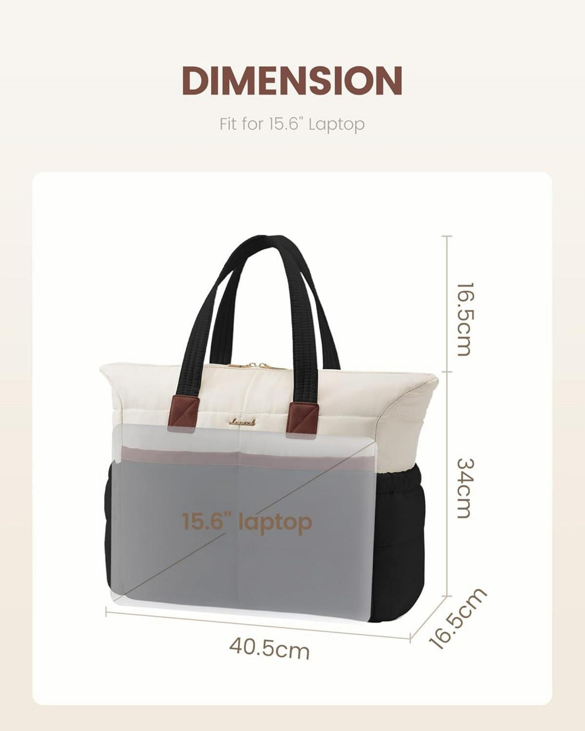 15,6 Zoll Laptoptasche Damen Handtasche Arbeitstasche Bürotasche