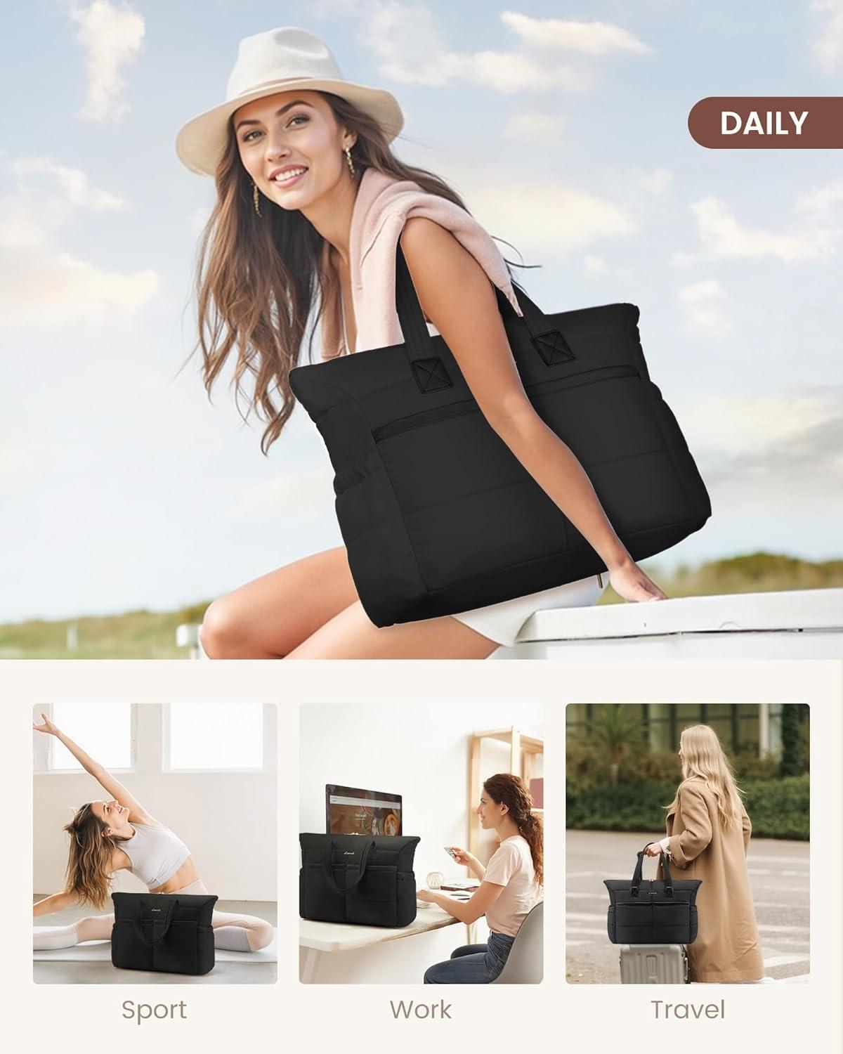 Laptoptasche Damen 15,6 Zoll Handtasche Arbeitstasche Wasserdicht