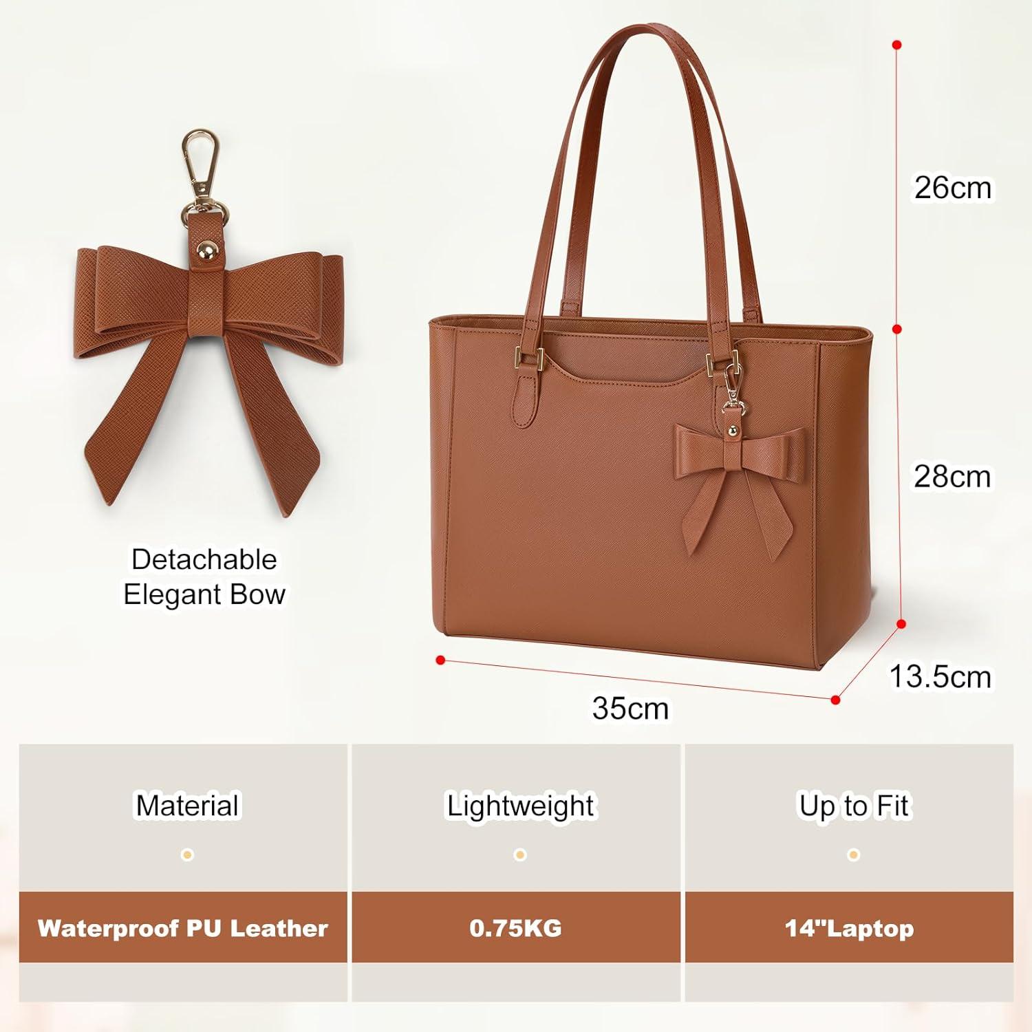 Große Damen Handtasche Wasserdichtes Leder Tote Bag