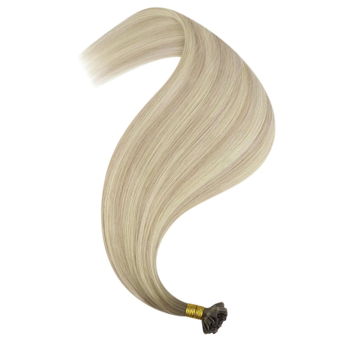 Echthaar U-Tip Extensions Blond Ombre 40cm