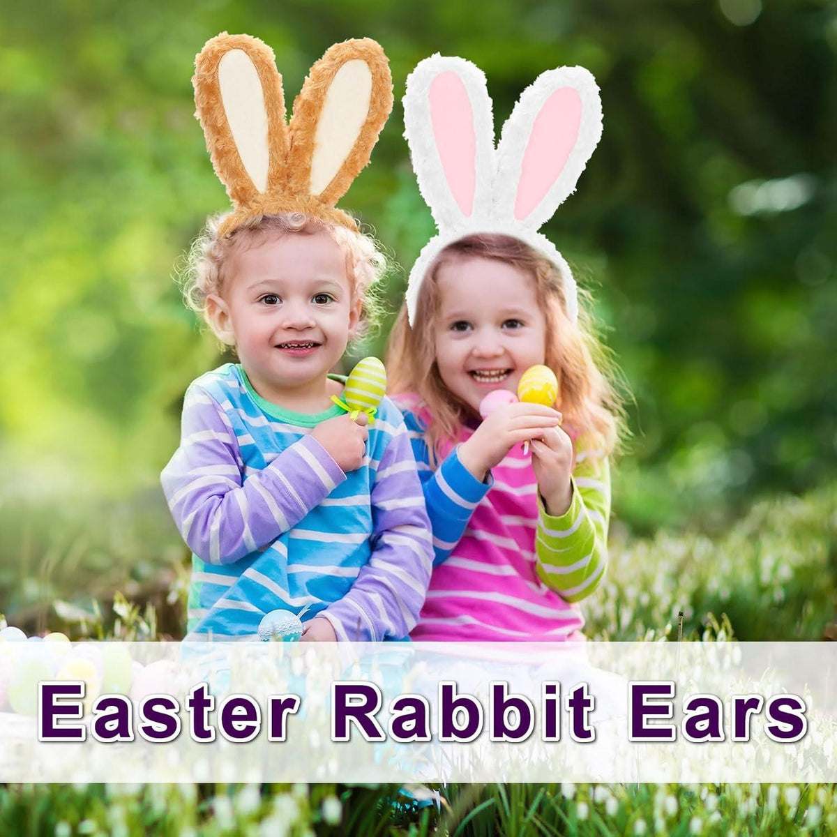 Hasenohren Haarreif Plüsch Hase Ohren Stirnband Ostern Party Zubehör