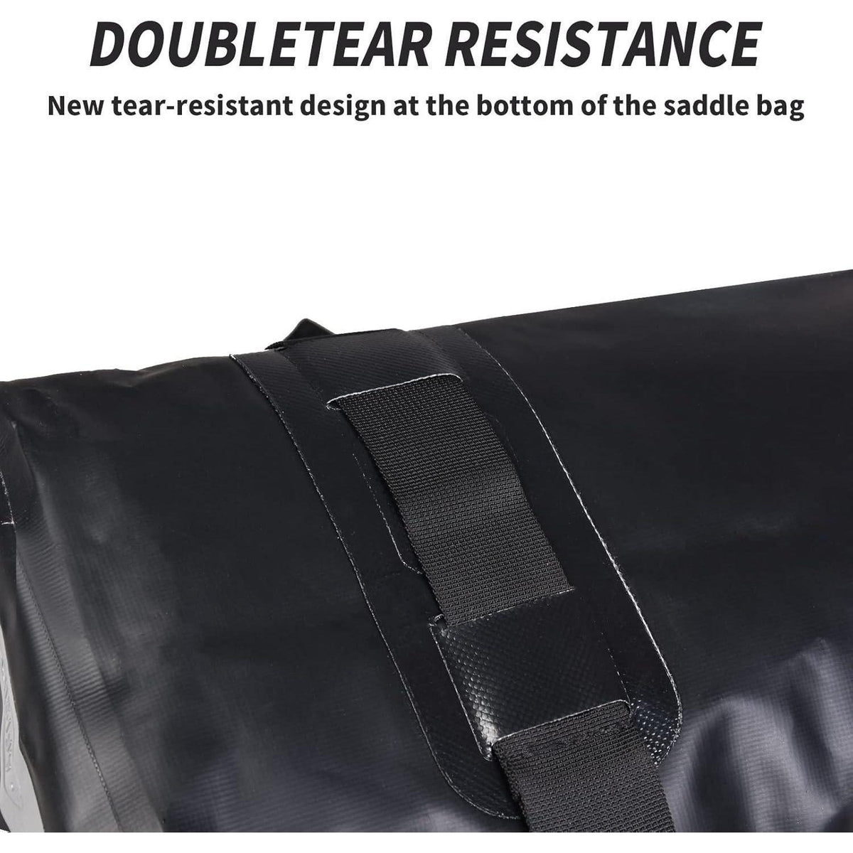 Wasserdichte Motorrad Satteltaschen 2er-Pack Grau 30L