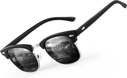 Polarisierte Retro-Sonnenbrille UV400 Schutz für Outdoor