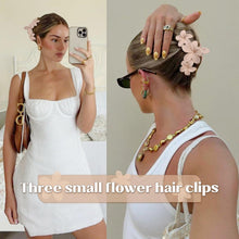 Blumen Haarklammer Groß 8 Stück Rutschfest Hair Clip Damen