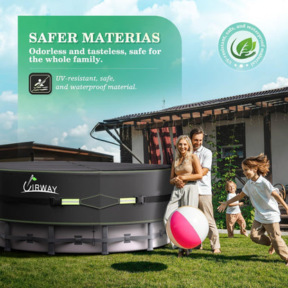 Runde Poolabdeckung 488cm – UV-Schutz & Windfest
