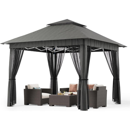 Pop-Up Pavillon 3,35x3,35m wasserdicht mit