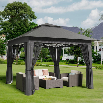 Pop-Up Pavillon 3,35x3,35m wasserdicht mit