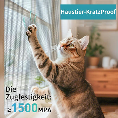 Katzenkratzfestes Fliegengitter 91x250cm – Insektenschutznetz