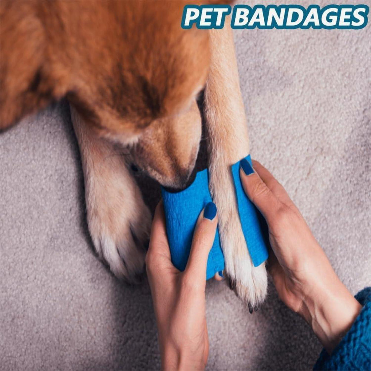 Elastische Selbstklebende Bandage – 9 Rollen für Sport & Tier