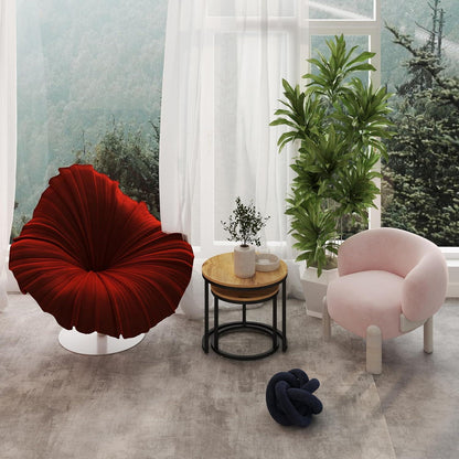 Runder Couchtisch 2er Set Eiche Beistelltisch Wohnzimmer