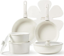 Topfset mit abnehmbaren Griffen 15-teilig Induktion Pfannenset