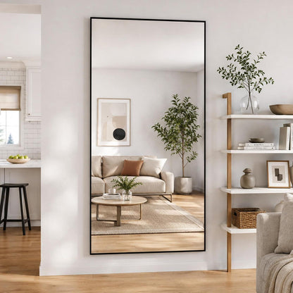 Ganzkörperspiegel 180x80 cm – Stand- & Wandspiegel mit Metallrahmen