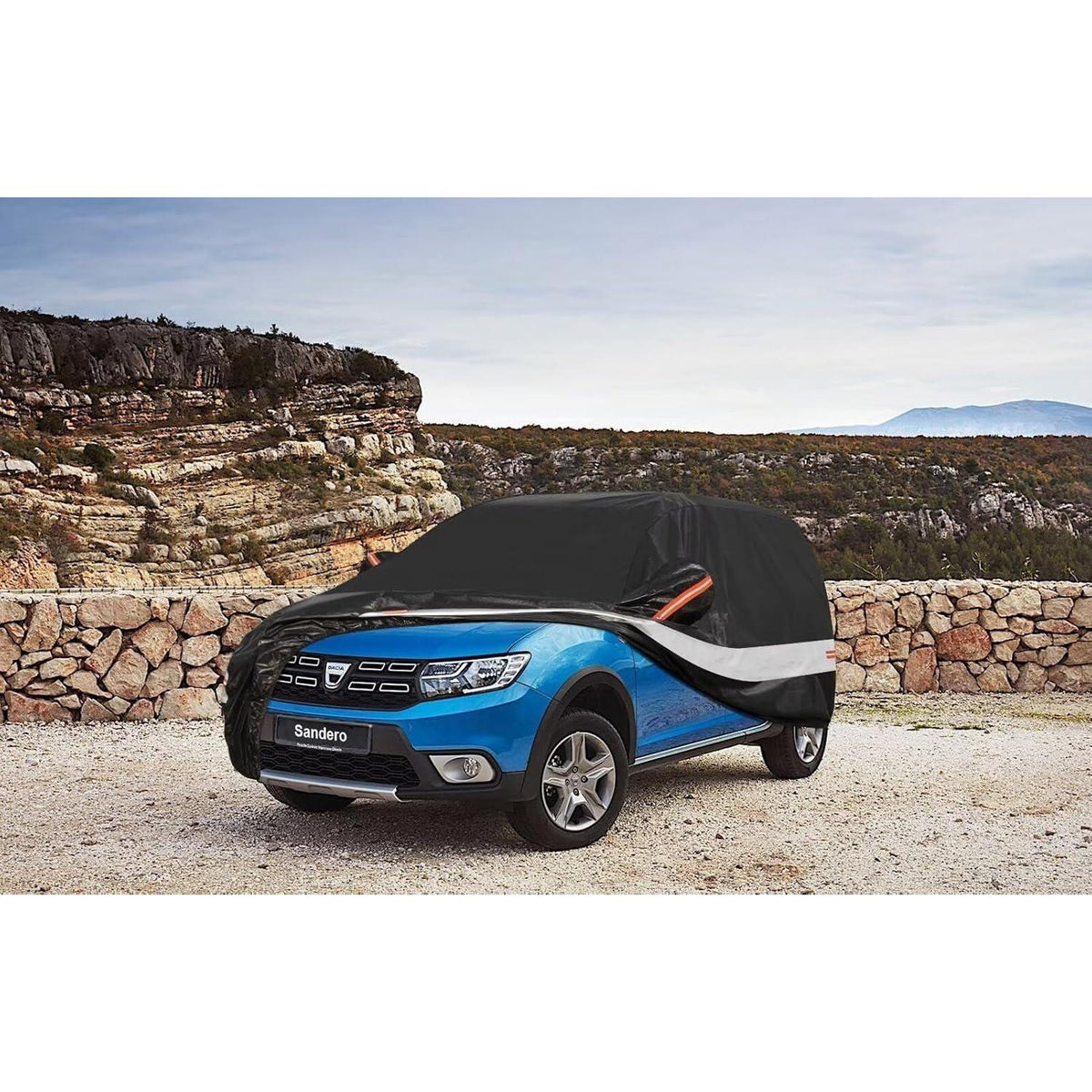 Autoabdeckung Dacia Sandero (2008-2025) – 10-Schicht Wasserdicht