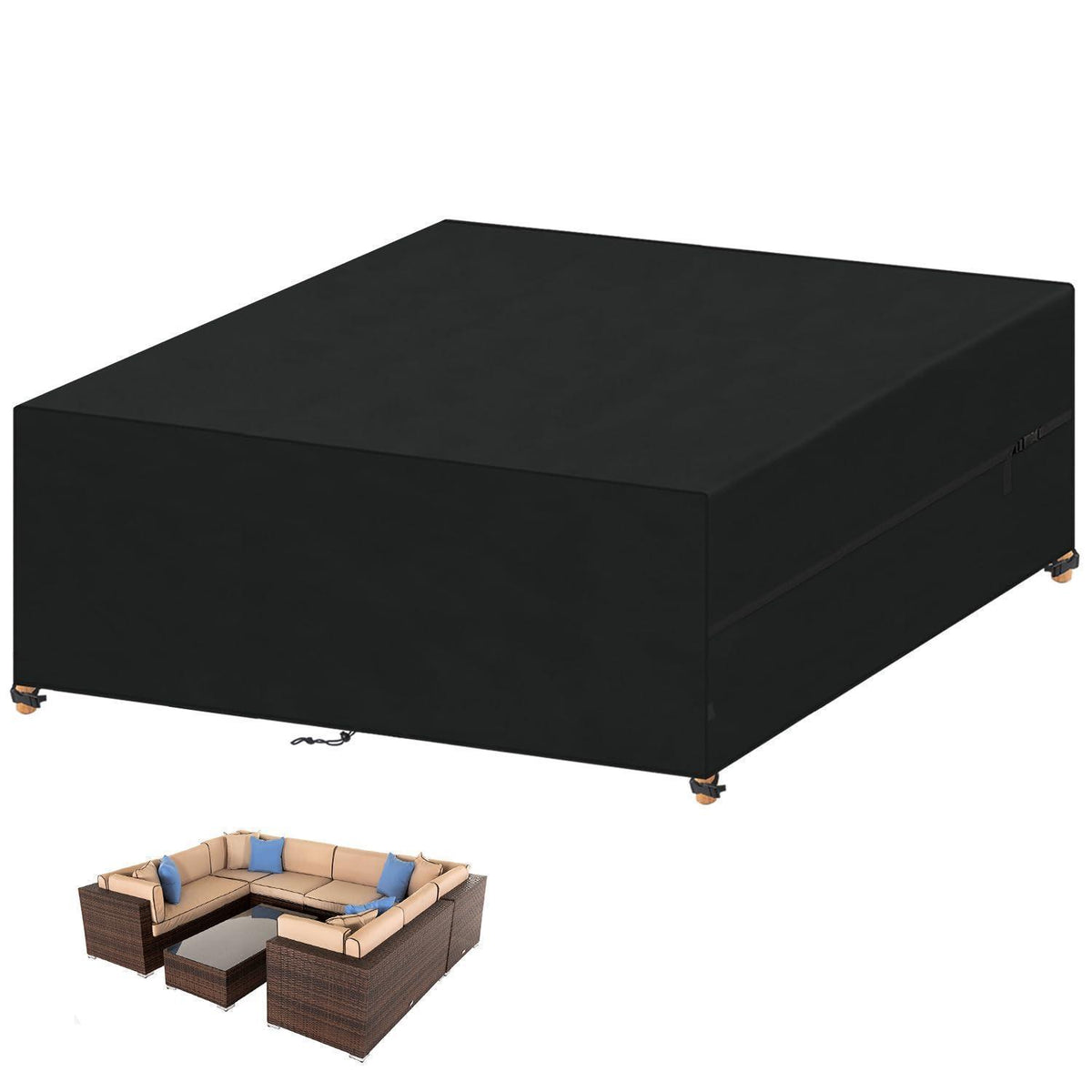 Gartenmöbel Abdeckung 300x250x100cm – Wasserdicht & Winterfest