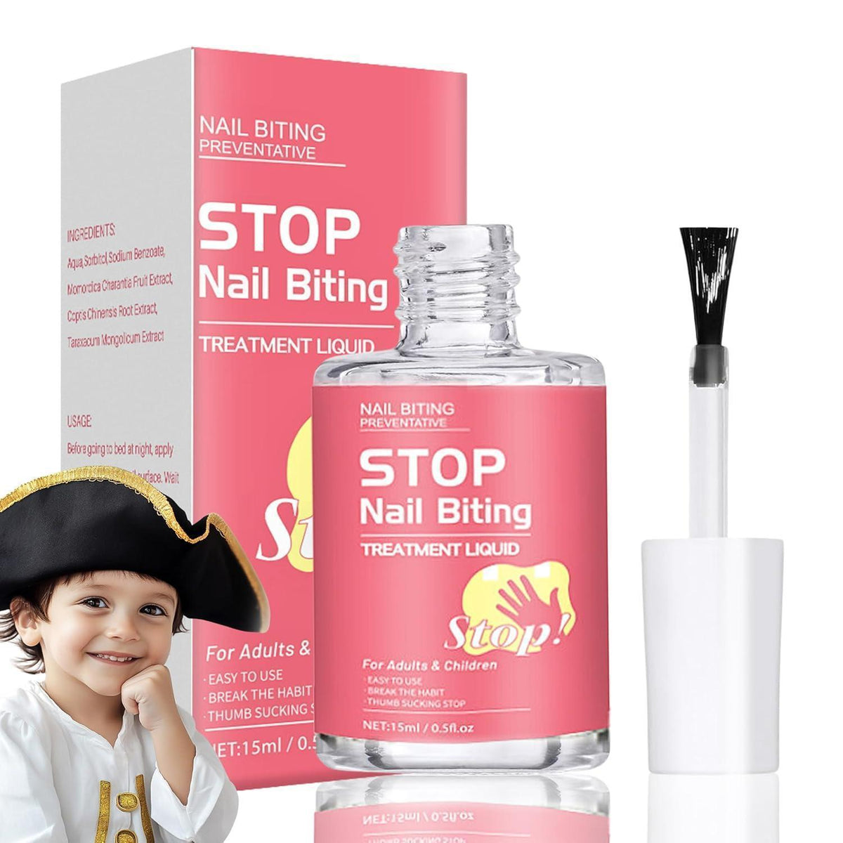 Nagellack gegen Nägelkauen – Anti-Nagelkaul-Lack für Kinder & Erwachsene