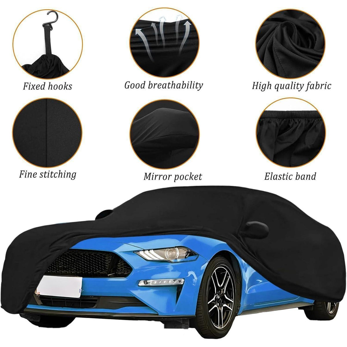Auto Abdeckplane für Ford Mustang 2005-2024 – Innenbereich