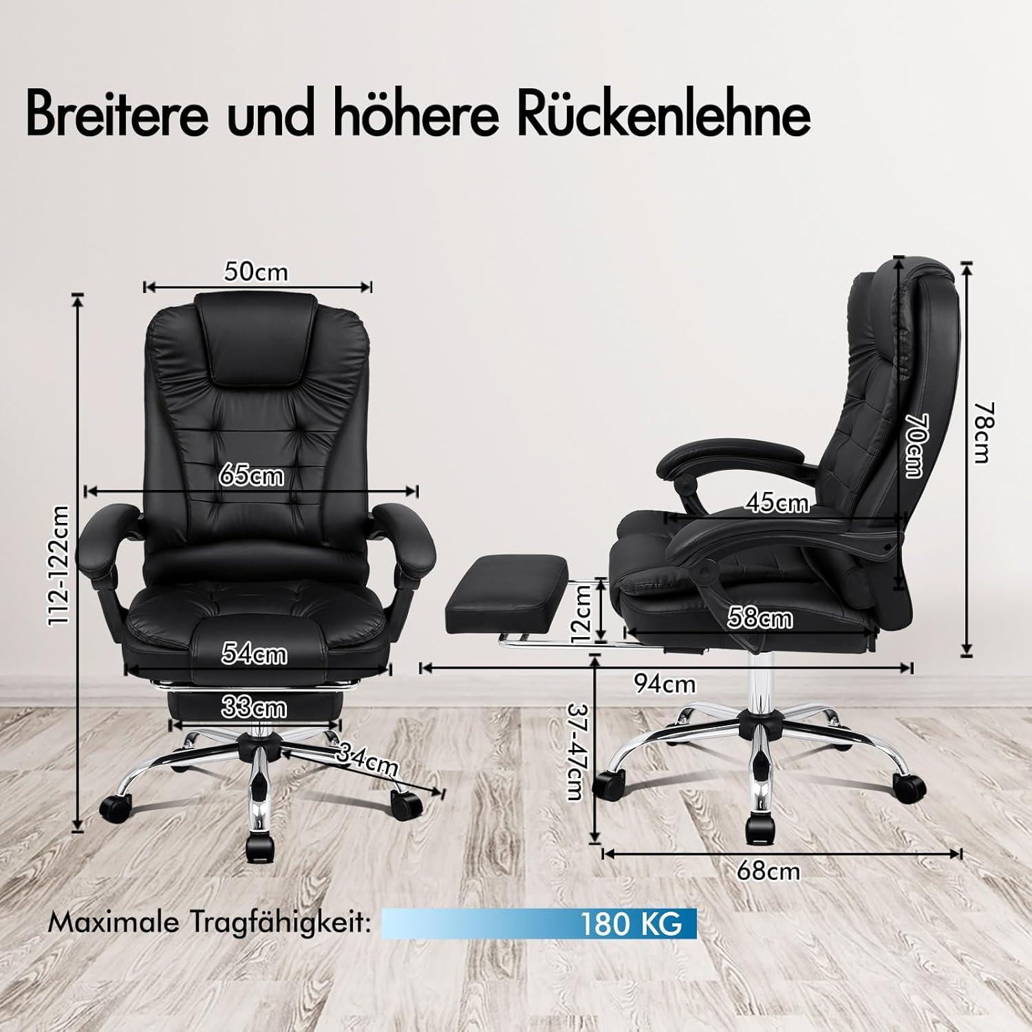 Bürostuhl mit Massagefunktion und