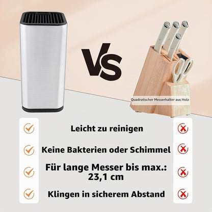 Messerblock Ohne Messer – Großer, Robuster Messerhalter für Küche