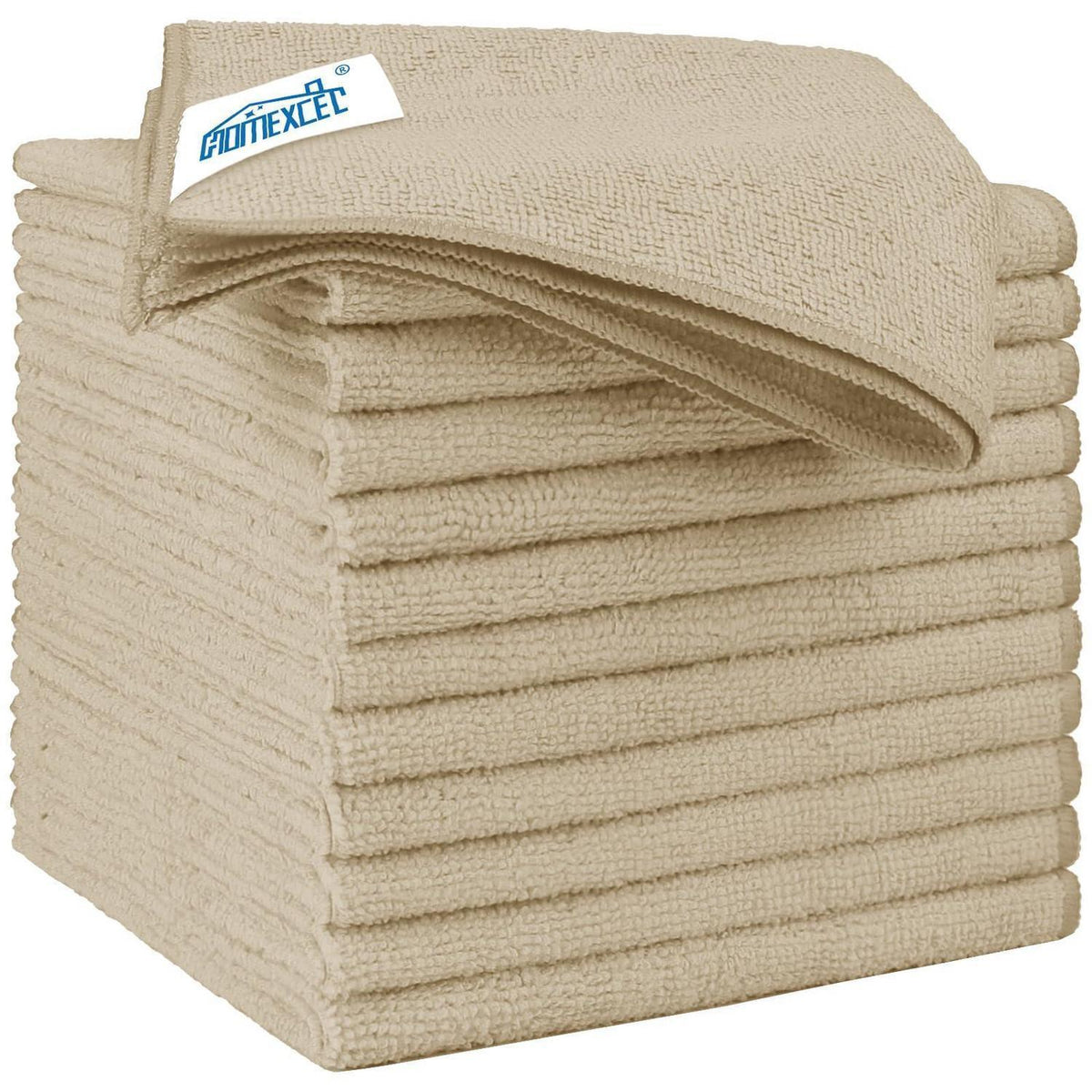Mikrofasertücher 12er Set – Braun, Hochsaugend & Wiederverwendbar