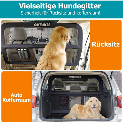 Hundegitter Auto Rücksitz & Kofferraum – Ausbruchsicher & Klar
