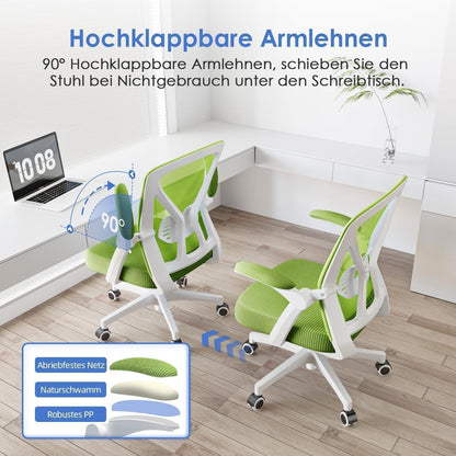 Ergonomischer Bürostuhl mit Lendenwirbelstütze und