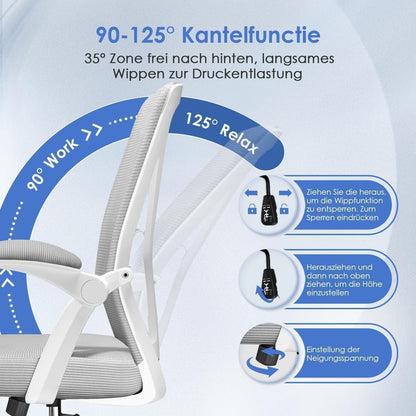 Bürostuhl Ergonomisch Testsieger mit Lendenwirbelstütze