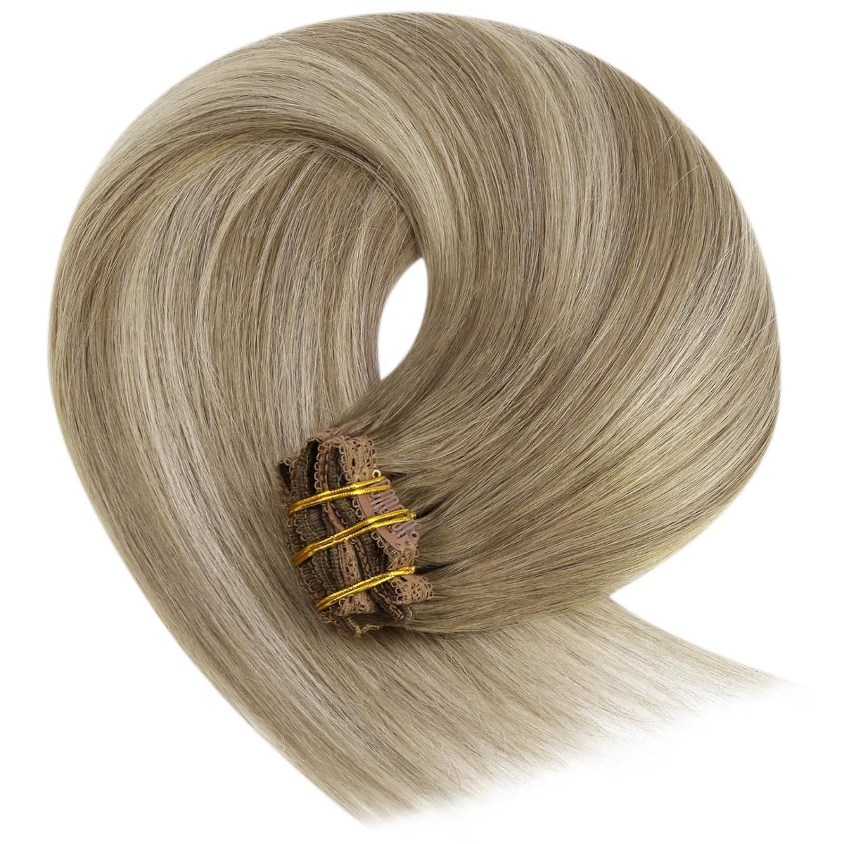 Clip-in Echthaar Extensions Ombre 50cm – Volumenspendend & Vielseitig