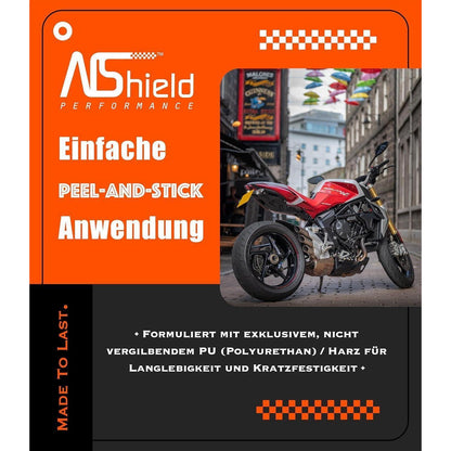 3D Tankpad Motorrad – Kratzschutz Graphite Slate Grey