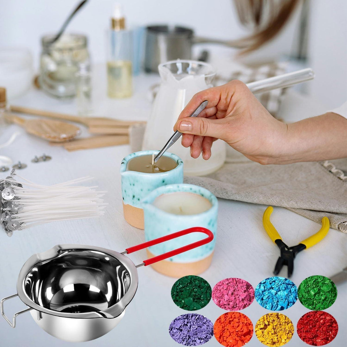Kerzen selber machen Set – DIY Bastelkit mit Zubehör
