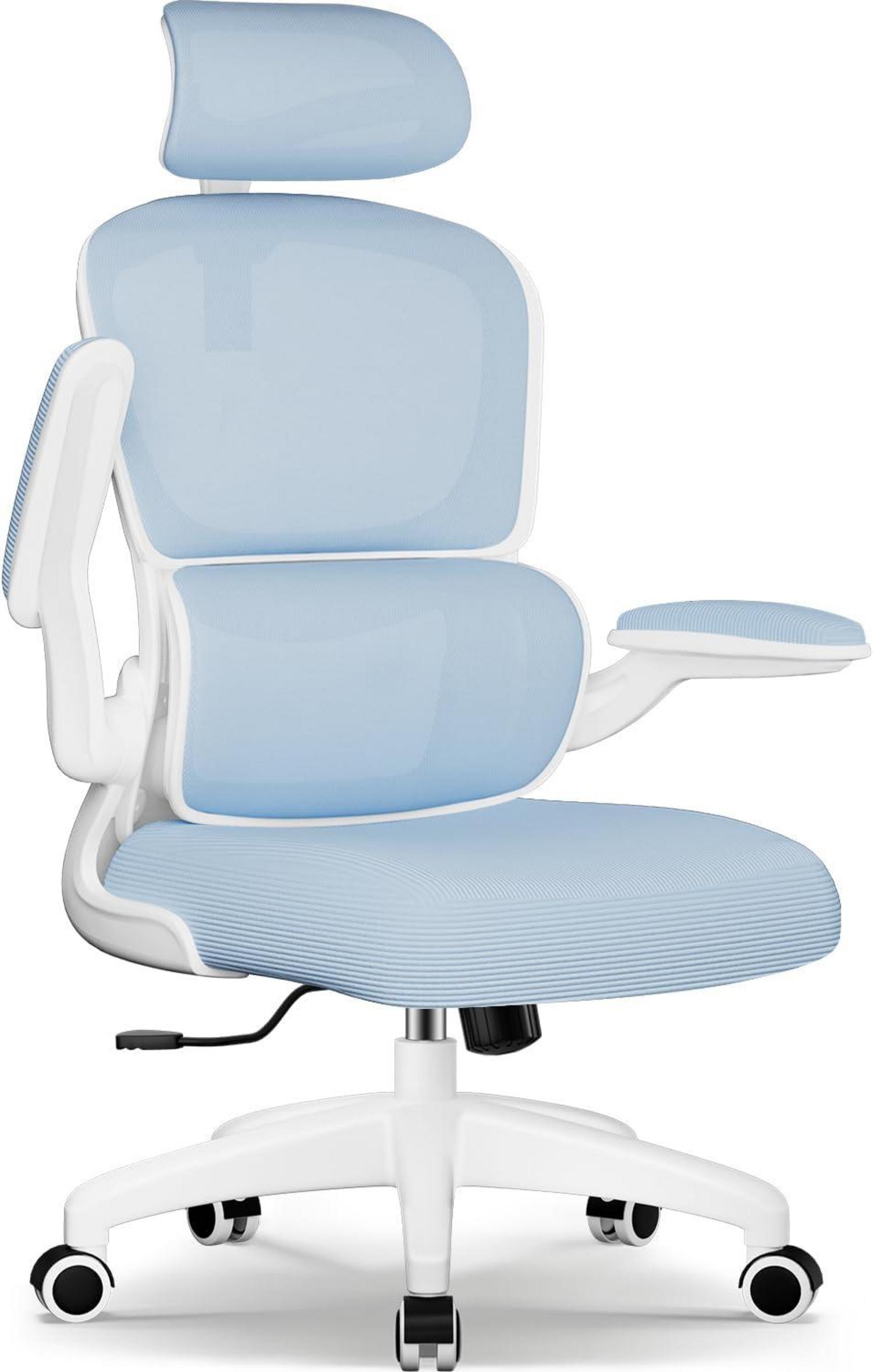 Ergonomischer Bürostuhl mit Wippfunktion und verstellbaren Armlehnen