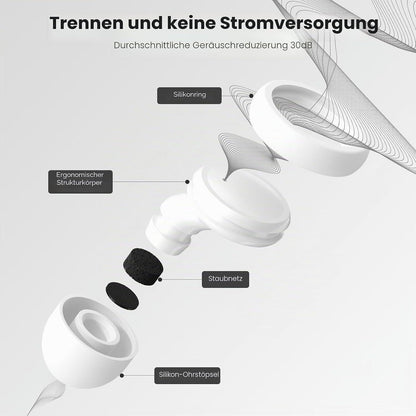 Ohrstöpsel Geräuschreduzierung für Schlaf, Konzerte & Reisen