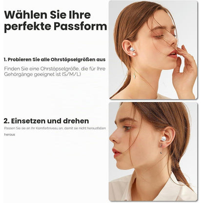 Ohrstöpsel Geräuschreduzierung für Schlaf, Konzerte & Reisen