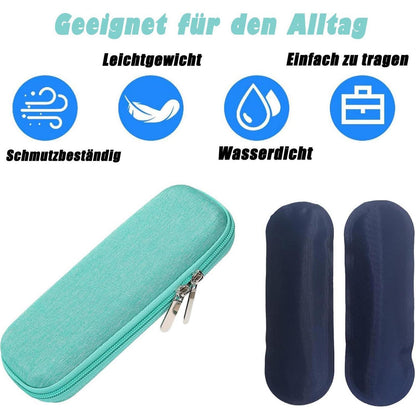 Insulinkühltasche für Reisen – Mit 2 Kühlakkus