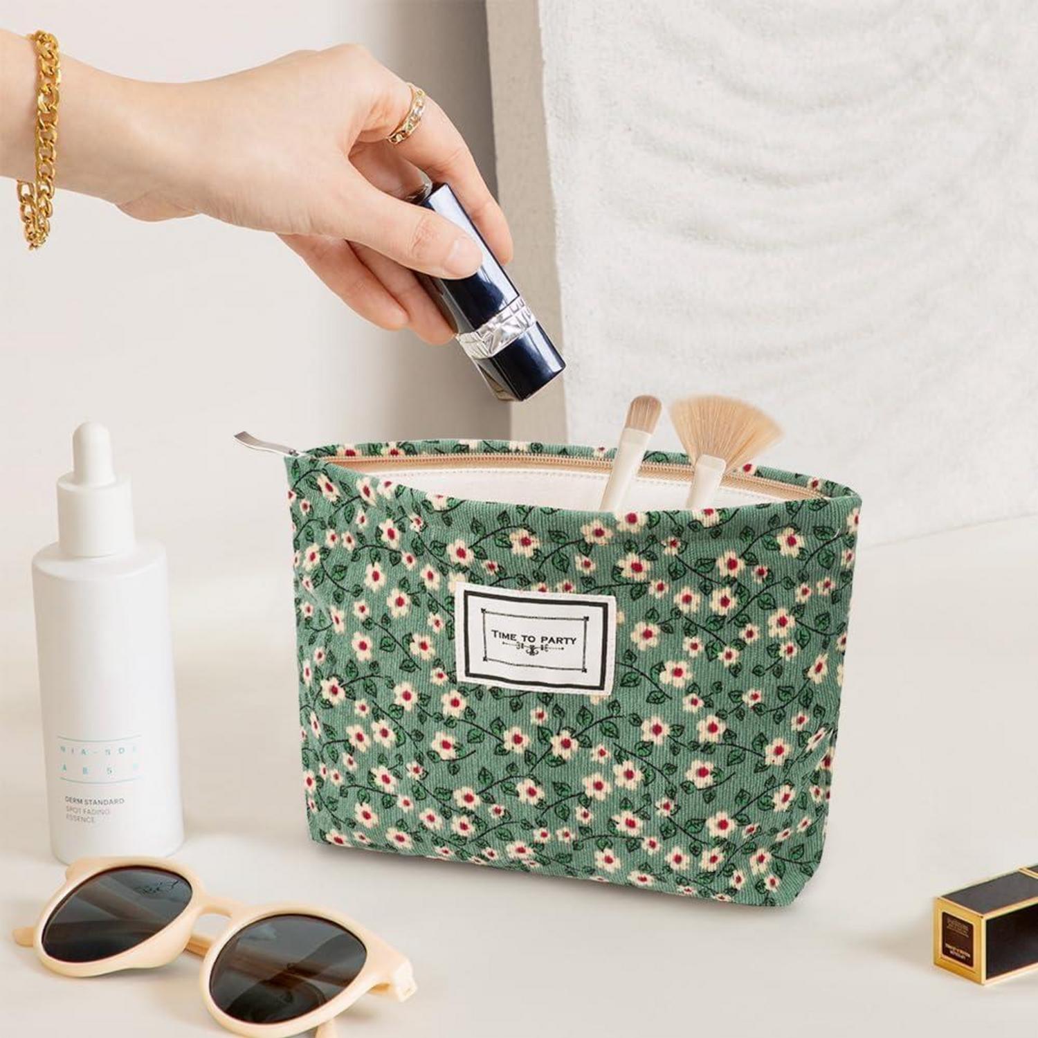 Kosmetiktasche Cord Multifunktionaler Groß Kapazität Taschen Organizer