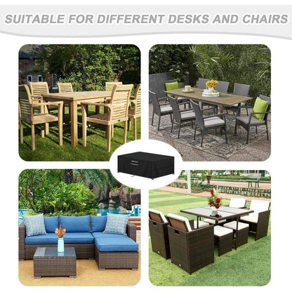 Gartenmöbel Abdeckung 140x90x75cm – Wasserdicht & Windfest