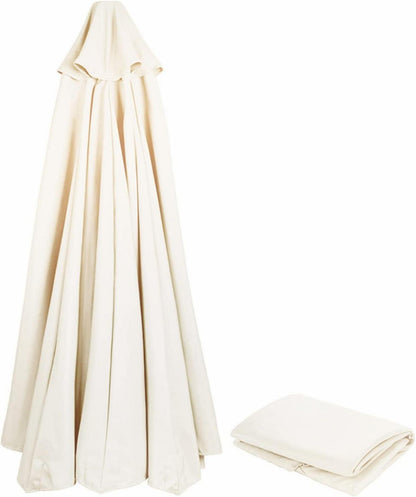Sonnenschirm Ersatzbezug 2m Uv Schutz 80 Anthrazit Beige Dunkelgrün