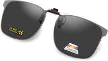 Polarisierte Clip-On Sonnenbrille UV400 Anti-Glare Gläser Edge Design