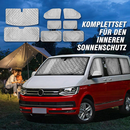 Thermo Jalousien Set VW T5/T6 LWB – 8tlg. Sonnenschutz Matte