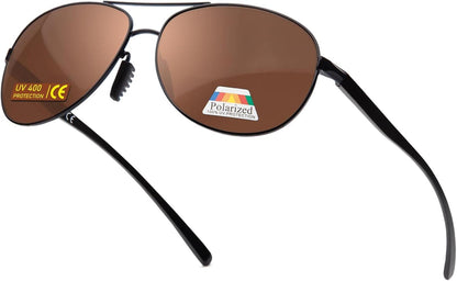 Polarisierte Sonnenbrille Ultraleicht UV400 Pilotenbrillen-Stil