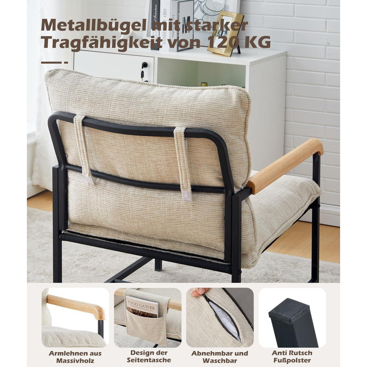 Loungesessel Modern – Bequemer Sessel für Wohnzimmer & Schlafzimmer