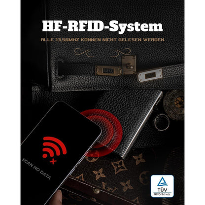 Herren Geldbörse Slim Wallet mit XL Münzfach und RFID Schutz