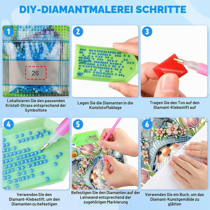 Diamant Painting Osteranhänger Gnom – Bastelset für Kinder & Erwachsene