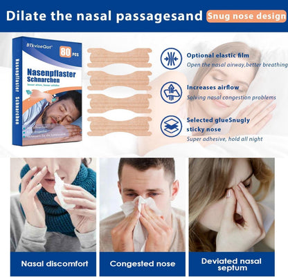 Nasenpflaster Schnarchstopper Nose Strips Anti Snoring Nasenspreizer
