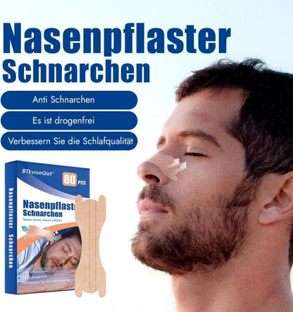 Nasenspreizer Schnarchstopper Nasenpflaster Anti Schnarch Nasenstrips Besser Atmen 80 Stück