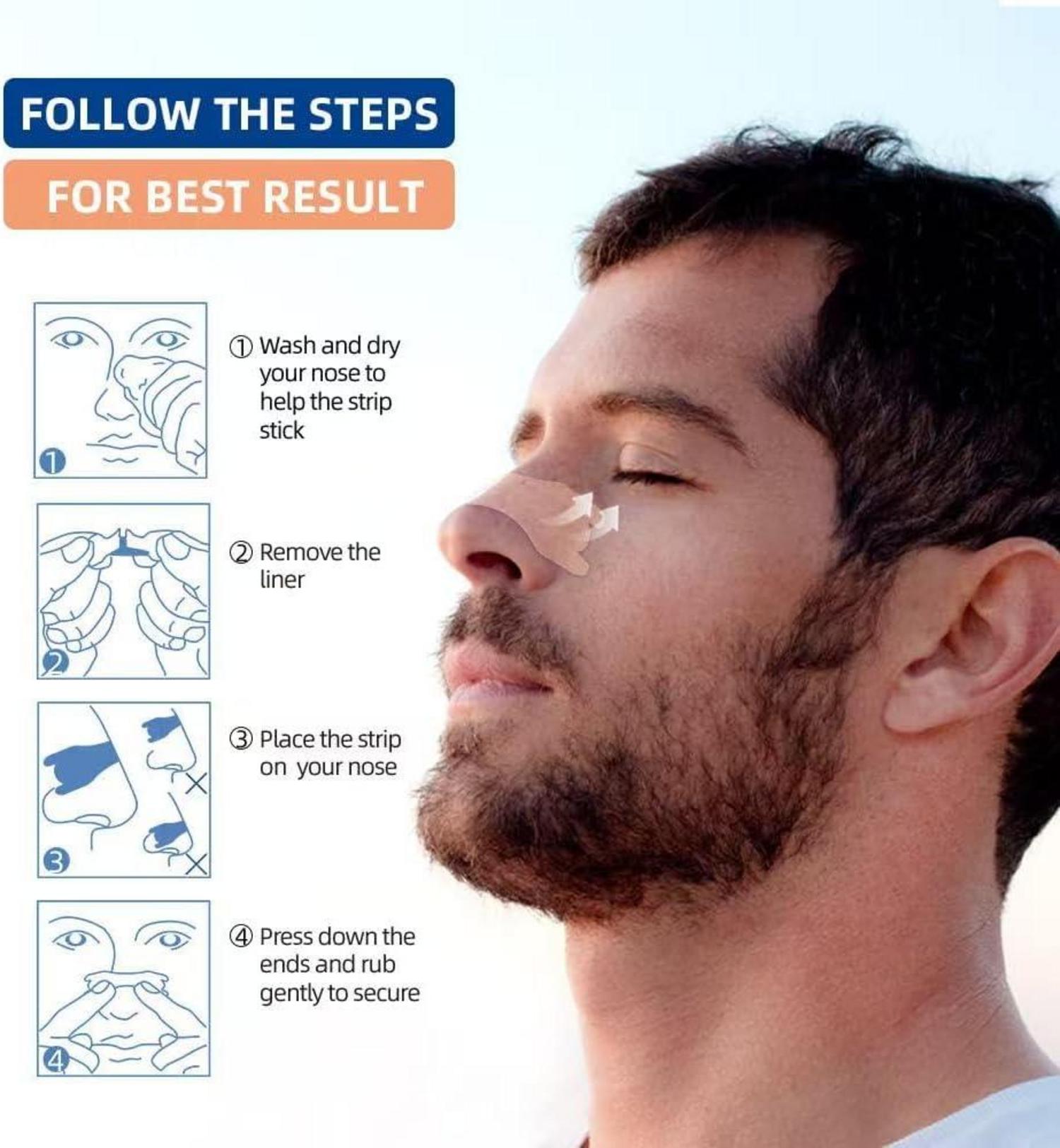 Nasenpflaster Schnarchstopper Nose Strips Anti Schnarch Nasenstrips 80