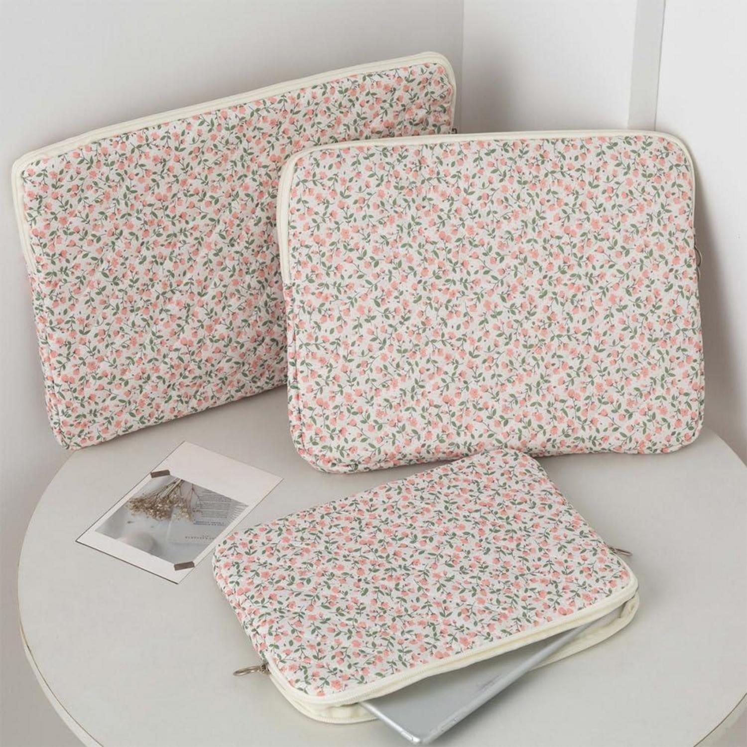 MacBook Air M3 13 Zoll Hülle Blumenmuster Laptoptasche Schutzhülle